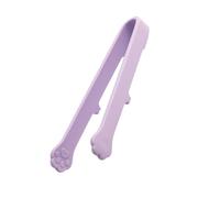 MZRAN Pince ergonomique en silicone résistant à la chaleur pour la manipulation de la nourriture et de la glace, passe au lave-vaisselle, facile à nettoyer, joli accessoire de cuisine