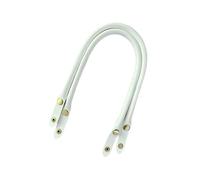 MZRAN Poignées de rechange réglables en polyuréthane de 47 cm avec boutons-pression sécurisés, multi-usages pour le travail, les trajets quotidiens, les sacs de courses et les couleurs assorties