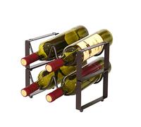 MZRAN Porte-bouteilles élégant sur pied pour vin de raisin, facile à utiliser pour champagne et vins rouges