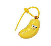 MZRAN Porte-brosse à dents en forme de banane avec couvercle scellé pour l'hygiène, matériaux en silicone ABS, coque de rangement à séchage rapide, couvercle portable pour brosse à dents avec supports
