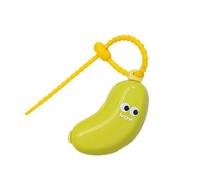 MZRAN Porte-brosse à dents en forme de banane avec couvercle scellé pour l'hygiène, matériaux en silicone ABS, coque de rangement à séchage rapide, couvercle portable pour brosse à dents avec supports