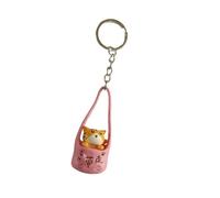 MZRAN Porte-clés en forme de chat de dessin animé - Charmant chaton - Pour sac à main - Décoration créative de voiture - Joli chaton - Chaîne décorative, D