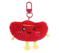 MZRAN Porte-clés en peluche douce ornement portable pour filles et garçons - Breloque de sac en forme de serpent - Cadeau culturel amusant pour le Nouvel An chinois, D