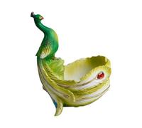 MZRAN Pot de fleurs en céramique en forme de paon de dessin animé en céramique pour la maison, le bureau, le jardinage