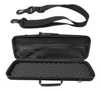 MZRAN Sac de rangement léger en EVA pour matériel de pêche, sac à dos convertible, poignée renforcée, double fermeture éclair, coque rigide pour canne à pêche, étui de protection pour cannes à pêche