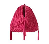 MZRAN Sac de soirée géométrique multifonction de couleur unique, sac à main spacieux en polyester tissé résistant à l'usure, sac à main tissé à la main, couleur bonbon, D, One Size