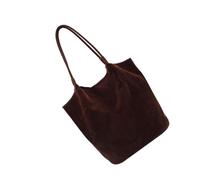 MZRAN Sac fourre-tout en faux daim pour femme - Sac à main rétro pour le travail, le bureau, les voyages - Sac à main avec poignée supérieure - Cadeau souple pour femme, café, One Size