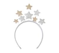 MZRAN Serre-tête à paillettes en forme d'étoile à cinq branches - Joli serre-tête de Noël - Cadeau idéal pour la famille et les enfants