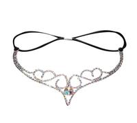 MZRAN Serre-tête de fête prénuptiale avec strass scintillants pour fille - Accessoire de cheveux pour femme