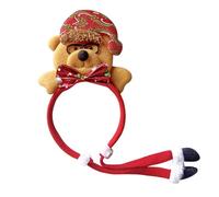 MZRAN Serre-tête de Noël en peluche pour fête de Père Noël/renne