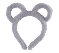 MZRAN Serre-tête en peluche avec oreilles d'ours pour Halloween, jeu de rôle, bandeau réaliste pour maquillage de filles