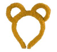 MZRAN Serre-tête en peluche avec oreilles d'ours pour Halloween, jeu de rôle, bandeau réaliste pour maquillage de filles