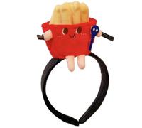 MZRAN Serre-tête en peluche pour laver le visage - Pour festival de musique, toasts, frites, festival