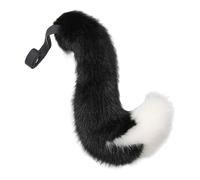 MZRAN Serre-tête oreilles de loup en fausse queue de renard - Accessoires de déguisement Gumiho pour femme et homme - Cadeaux de renards