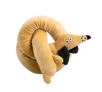MZRAN Teckel couineur étendu de 1 m avec tissu résistant à la mastication pour activités d'intérieur et de dressage, jouet en peluche résistant à la mastication pour chien avec son