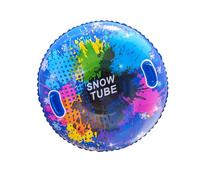 MZRAN Traîneau gonflable avec poignées - Tube épais - Traîneau à neige pliable - Accessoires de ski - Jouet de sports de plein air d'hiver pour garçons et filles - Activité familiale