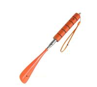 MZSKLW Chausse Pied Chausse-pied en métal extensible for femmes âgées et enceintes, 30 à 71cm, ne se plie pas sur la chaussure, cuillère, spatule for un port facile(Orange)
