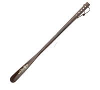MZSKLW Chausse Pied Corne à chaussures professionnelle en bois, 22/55/70cm, Flexible, Long manche, cuillère de levage utile, outils for la maison(Black 70cm B)