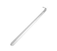 MZSKLW Chausse Pied Corne de chaussure Extra longue en acier inoxydable, outil traction antidérapant, aide levage chausse-pied argent for hommes et femmes(30cm)