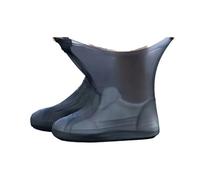 MZSKLW Couvre Chaussure Impermeable Lot de 3 paires couvre-bottes pluie réutilisables et antidérapants, imperméables, en caoutchouc, for l'extérieur la maison(Black,L (41-47))