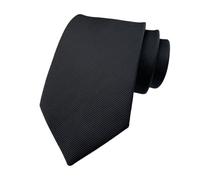 MZSKLW Cravate Noire Cravate for homme noire, 31 couleurs, 8 cm, rayures, motifs floraux et à carreaux, unie, idéale for les affaires, mariages fêtes(Color-28)