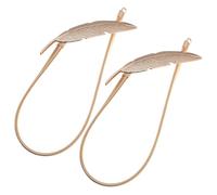 MZSKLW Embrasse pour Rideaux Embrasses de Rideaux en métal sans poinçon, 1 Paire, Supports élastiques décoratifs, Aucun Outil nécessaire for la Maison, Chambre à Coucher et Le Salon