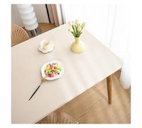 MZSKLW Nappe Impermeable Nappe De Paquet Complet Résistante À La Chaleur, Imperméable, sans Lavage, l'huile, for Maison, Table Basse(Beige,90X150)