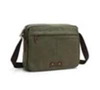 MZSKLW Sac à bandoulière simple en toile, sac à bandoulière de loisirs for étudiants, sacoches for hommes et femmes(Green)