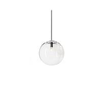 MZStech Billes en Verre Luminaire Suspension Boule verre Lustre Pendentif Lampe (20cm)