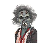 MZSX Costume d'halloween Fête Masque Latex Tête Humaine Zombies Halloween de de Horreur Effrayant Vampire de Horreur Monstre Effrayant de démon Accessoires de Cosplay