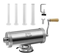 MZTOGR Machine à saucisses horizontale en acier inoxydable avec pied d'aspiration 5LBS