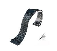MZTZHVNVGK Bracelet De Remplacement En Acier Inoxydable 18 Mm, Compatible Avec Casio F-108WH AE1200WH A168WA A158WA LA670WGA A700W, Accessoire Montre Homme Femme,(B blue)