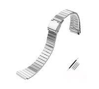 MZTZHVNVGK Bracelet De Remplacement En Acier Inoxydable 18 Mm, Compatible Avec Casio F-108WH AE1200WH A168WA A158WA LA670WGA A700W, Accessoire Montre Homme Femme,(C silver)