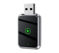 MZU Adaptateur CarPlay sans Fil, Mise à Niveau Super Rapide de CarPlay Filaire à sans Fil, Mini & Stable Carplay Adaptateur sans Fil Compatible avec iPhone iOS 10+ et Voitures avec CarPlay Filaire (C)