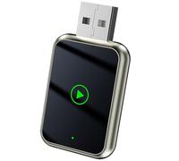 MZU Adaptateur CarPlay sans Fil, Mise à Niveau Super Rapide de CarPlay Filaire à sans Fil, Mini & Stable Carplay Adaptateur sans Fil Compatible avec iPhone iOS 10+ et Voitures avec CarPlay Filaire (A)