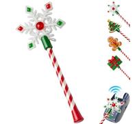 mzvoo Christmas Payment Wand,Bacchetta Natalizia per Carte Credito(B) | bacchetta pagamenti senza contatto,bacchetta porta carte di debito e di credito natalizia con manico a zucchero