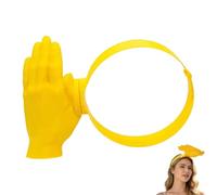 mzvoo Hands-Free Hand Shade Hat - Instant Sun Protection Visor,Funny 3D Printed Hand Shaped-Sun Visor-Hat,Portable Adjustable Sun-Hat,for Beach, Fishing,Hiking,Outdoor Activities(A)