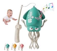 mzvoo Magic Dancing Octopus,Electric Dancing Octopus Toy,Musical Dancing Robot,Flexibly Avoid Obstacles, Synchronized Sound and Light,with LED & Music,for Kids Indoor Play-Green