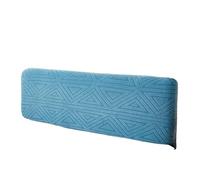 MZYFDC 1pcs Headboard Cover All-Inclusive Design, High Elasticity, Easy to Install, Universal Bedside Cover for All Seasons,Blue(W220xH60cm)