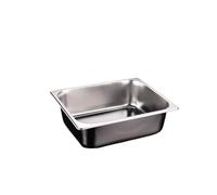 MZYFDC Casseroles carrées en acier inoxydable 304, 1/9, 1/6, 1/4, 1/3, for buffet, poêle gastronorme Pour Restaurant, Cuisine, CongéLateur(Style14)