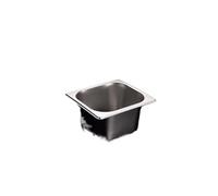 MZYFDC Casseroles carrées en acier inoxydable 304, 1/9, 1/6, 1/4, 1/3, for buffet, poêle gastronorme Pour Restaurant, Cuisine, CongéLateur(Style4)
