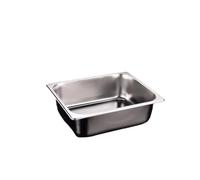 MZYFDC Casseroles carrées en acier inoxydable 304, 1/9, 1/6, 1/4, 1/3, for buffet, poêle gastronorme Pour Restaurant, Cuisine, CongéLateur(Style15)