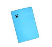 MZYFDC Étui/Housse/Porte-Passeport en Cuir PU for Avion, Accessoires de Voyage, Portefeuille for Femmes ou Hommes(Blue)