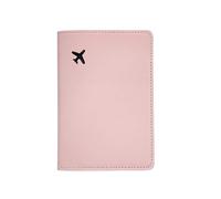 MZYFDC Étui/Housse/Porte-Passeport en Cuir PU for Avion, Accessoires de Voyage, Portefeuille for Femmes ou Hommes(Pink)