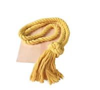 MZYFDC Fermatende in Corda di Cotone Cordon en Coton Simple Fait Main for Rideaux et décoration intérieure. Ruban Pur tissé à la(Color07)
