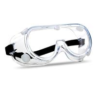 MZYFDC Lunettes de sécurité antibuée, verres transparents, vision large, réglables, protection Pour Les Lieux De Travail, Construction, Bricolage(1621AF-1Pcs)