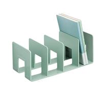 MZYFDC Organisation Bureau 1PC storage divider baffle Desktop fixed book stand shelf office supplies(Green)
