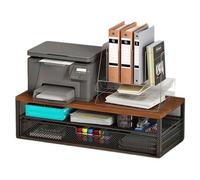 MZYFDC Organisation Bureau 2-Tier Desk Organizer With Drawer Computer Stand Monitor Riser Office Accessories For Supplies