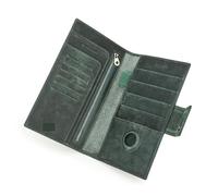 MZYFDC Pochette en Cuir for Passeport Familial, Porte-Cartes, étui for AirTag, Sac de Voyage Familial, Sac à Main(Green)