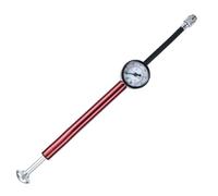 MZYFDC Pompe à air Portable Haute Pression 230 psi Rouge Ctrepower for vélo avec manomètre, for Fourche et Amortisseur de Suspension arrière VTT pour Basketball, Football et Volleyball